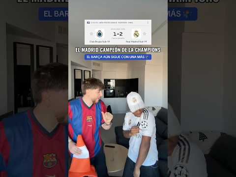 Tenemos una Champions más que vosotros 😂 #fcbarcelona #parati #futbol #barça