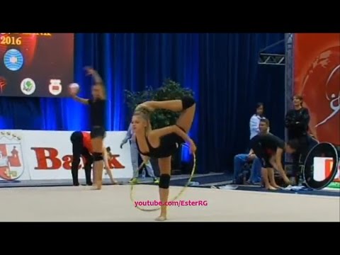 Aleksandra Soldatova Hoop Training - WC Minsk 2016