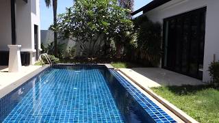 Two Storey Luxury Three Bedroom Pool Villa for Rent in a Peaceful Area of Cherng Talay