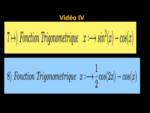 ÉTUDE DE DEUX FONCTIONS TRIGONOMÉTRIQUES
