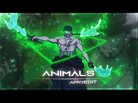 One piece "zoro" king of hell  - animals | [Edit/AMV]!