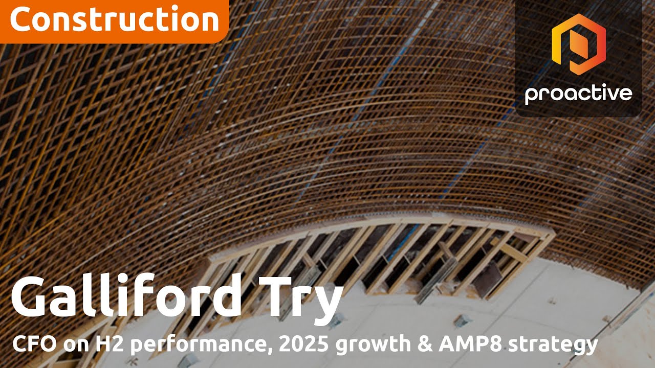 Galliford Try CFO on H1 trading update, 2025 growth & AMP8 progress