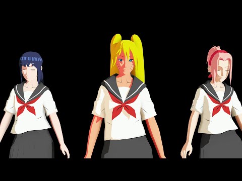 【Naruto MMD/2K/60FPS】LOST IN PARADISE - Naruto*Sakura*Hinata【Motion DL Link】