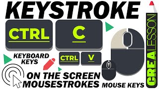 How to Show on Screen Keyboard and Mouse Keys KEYSTROKE