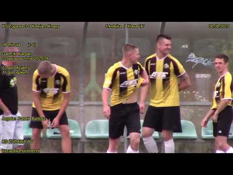 KS Żupawa 3-0 Kolejarz Knapy (1-0 Galek Kacper) 06.09.2025 / Klasa "A"