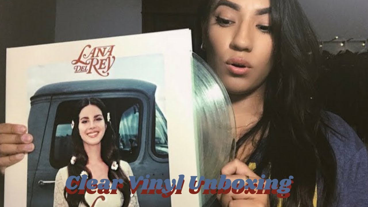 LANA DEL REY - LUST FOR LIFE CLEAR VINYL UNBOXING