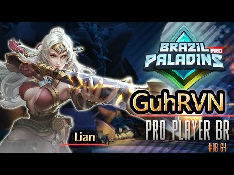 GuhRVN Pro Player BR Lian #GODLIKEX13 Paladins POV BR
