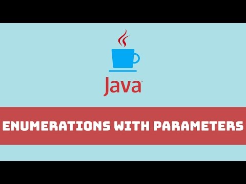 Java Programming Tutorial Enumerations Enums With Parameters