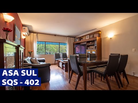 Belíssimo apartamento com excelente localização na SQS 402 na Asa Sul - Brasília - DF