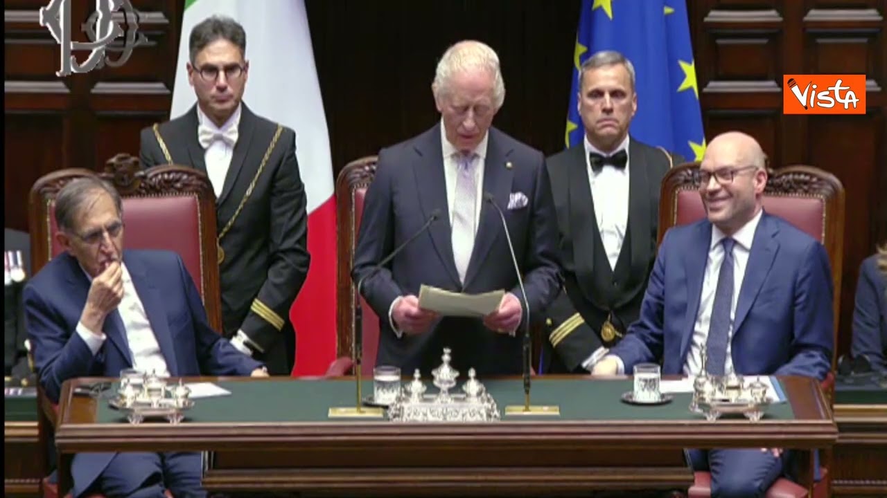 L'INTERO discorso di Re Carlo III alla Camera dei Deputati