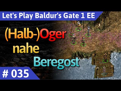 Baldur's Gate 1 deutsch Teil 35 - (Halb-)Oger nahe Beregost Let's Play
