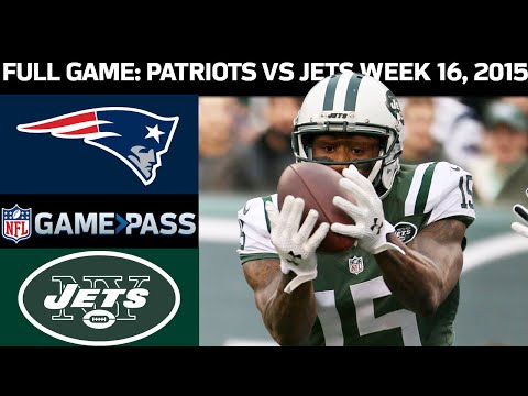 New England Patriots vs. New York Jets Week 16, 2015 FULL Game