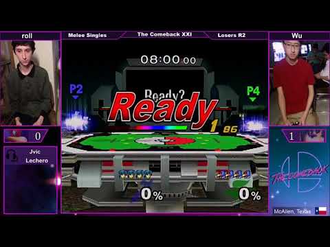 The Comeback 21 SSBM - Roll vs Wu - Losers R2