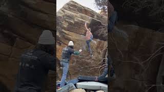 Video thumbnail of Wet Dream Right, V11. Red Rocks