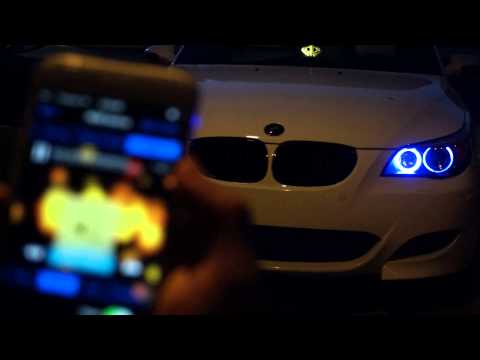 BMW E60 M5 Custom Angel eyes