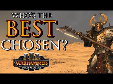Which CHOSEN is the STRONGEST? - Champions of Chaos DLC Showdown Warhammer 3
