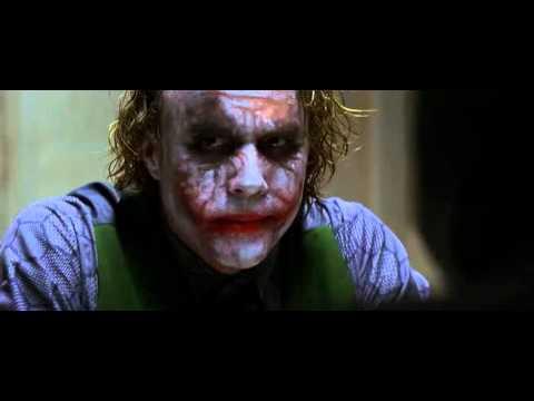 EL CABALLERO OSCURO - Interrogatorio de Batman Al Joker (Castellano)