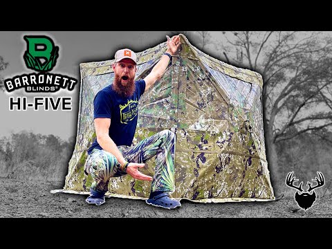 Best Blind for Bowhunting - The Hi-Five Hub Blind from Barronett Blinds