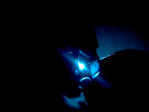 Argon ION  gas laser burning hard plastic.