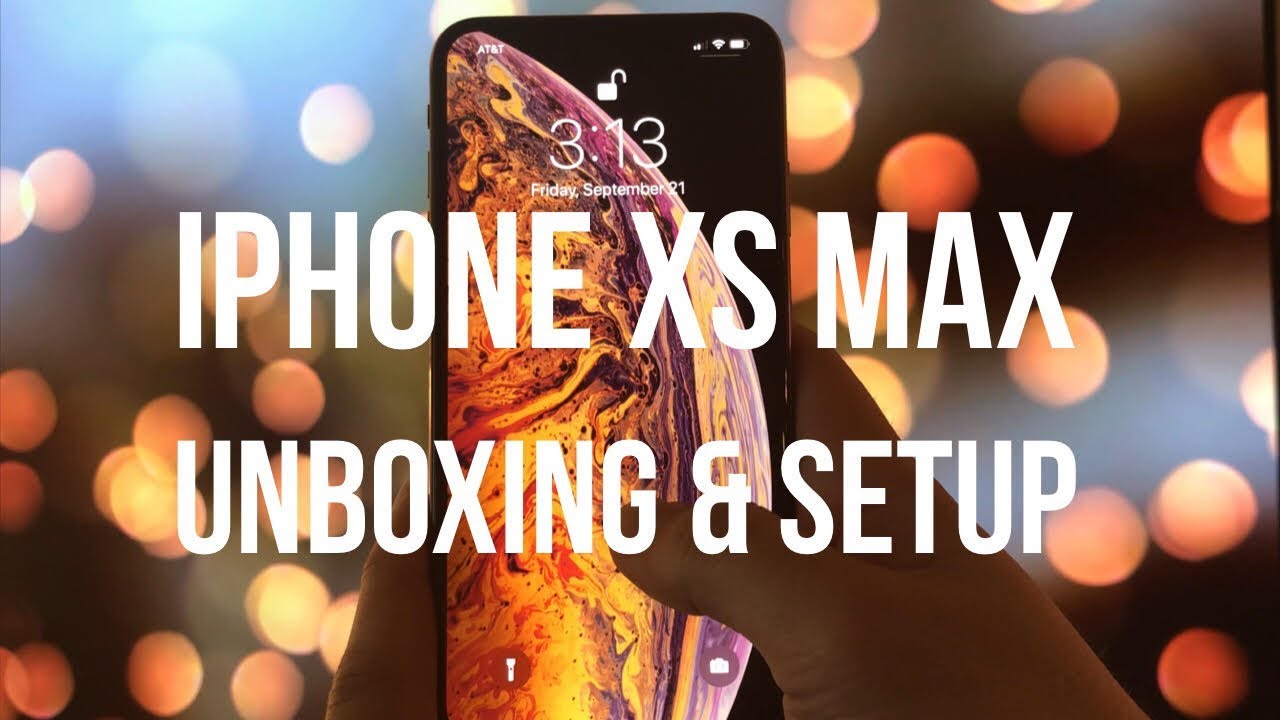 iPhone XS MAX GOLD - Unboxing and Setup