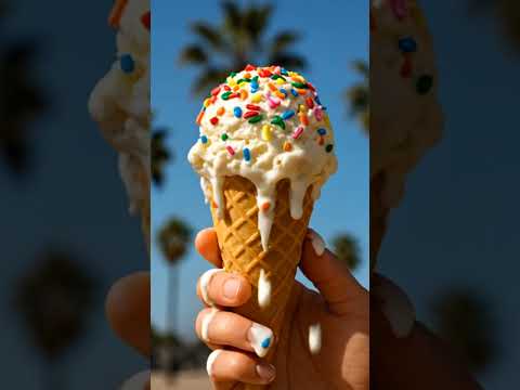 California Ice Cream Crunch 🍦 | Realistic 4K ASMR