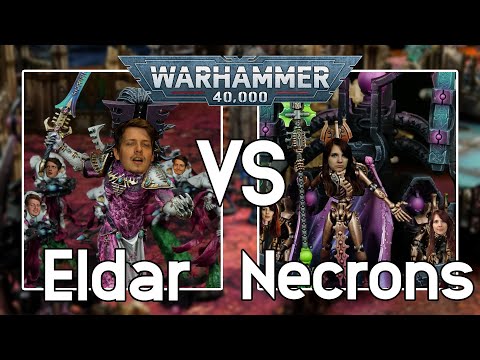 Warhammer 40k BattleReport - Craftworlds Eldar vs Necrons mit René und Gini