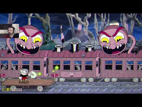 Cuphead playthrough pt27 - Ghost Train INSANE!