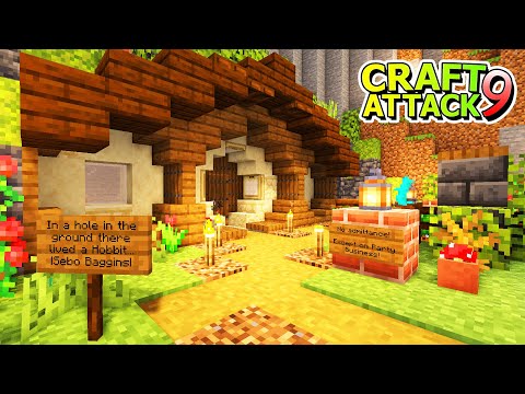 Time for the first prank! Welcome to the Shire! - Minecraft Craft Attack 9 #57