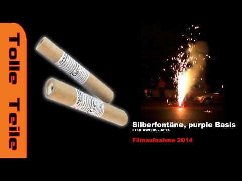 Apel - Silberfontäne mit  purpur - Made in Germany