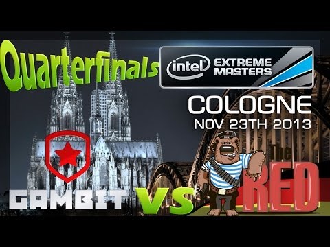 || Gambit Gaming vs The RED  || Quarterfinals of PRO Tournament at IEM Cologne 2013