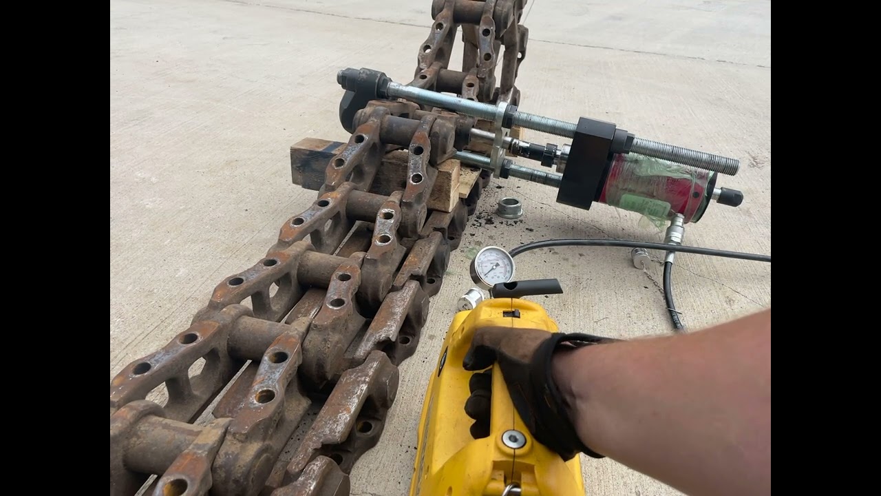 Bison track pin press with punching adaptor KPP80 110