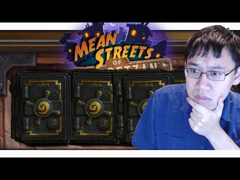 Hearthstone: 53 Mean Streets of Gadgetzan Pack Opening & Deck Showcase