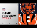Chicago Bears Vs Cincinnati Bengals Week 9 Game Preview