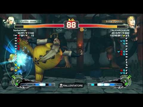 Super Street Fighter IV AE2012 - TAIJOHROUKUN (Cody) Vs horiuchitan (Rufus)