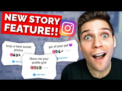 NEW Instagram Story Feature | "Add Yours" Chain Story (How To Use It Now)