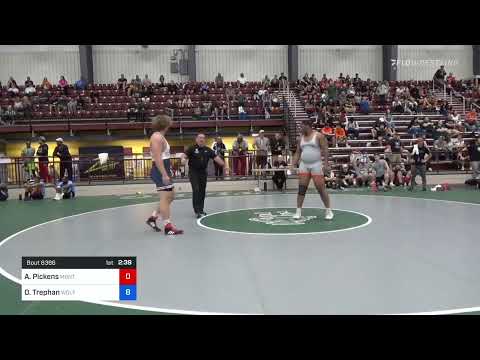 125 Kg Round Of 64 - Amir Pickens, MontCo Wrestling Club Vs Owen Trephan, Wolfpack Wrestling Club