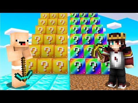 Minecraft'ta Sakar Bebek ile Aşırı Şanslı Blok Açtık