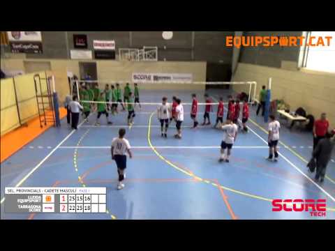 Campionat de Catalunya de Seleccions Provincials Cadet Volei - Pista 3 Cadet masculi