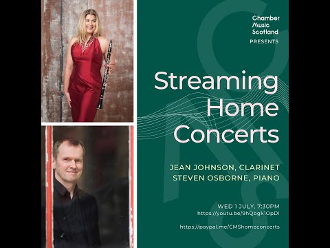 CMS Home Concert Series - Jean Johnson and Steven Osborne