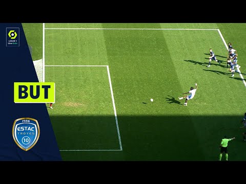 But Gaëtan POUSSIN (28' csc - ESTAC) FC GIRONDINS DE BORDEAUX - ESTAC TROYES (0-2) 21/22