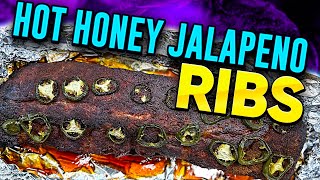 Hot Honey Jalapeno Ribs on the SNS Grills Kettle Grill