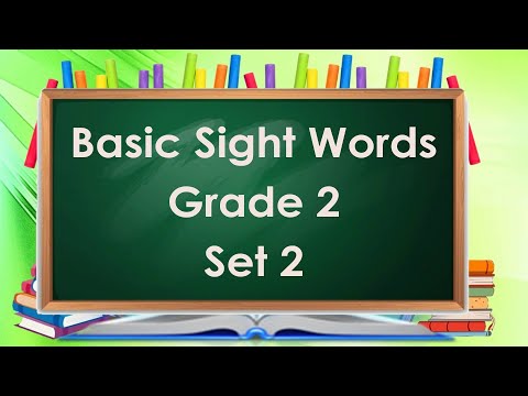 Basic Sight Words Grade 2 Set 2