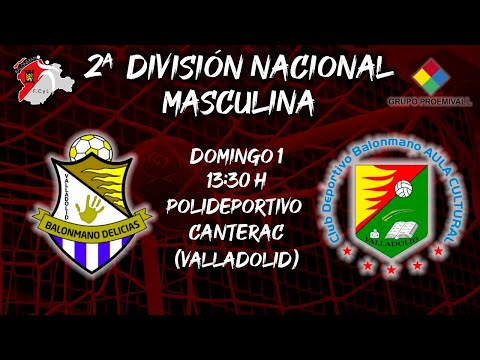 #PartidoenDirecto | BM. DELICIAS - UEMC 🆚 AULA - UEMC | 2ª División Masculina - Jornada 8