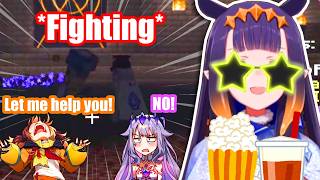 Ina when Gigi and Biboo having a passionate disagreement【HoloEN】