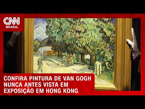 VEJA: Pintura de Van Gogh inédita atrai centenas de pessoas em Hong Kong | CNN BRASIL