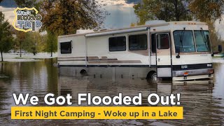 You Won't Believe What happened! First night in our new travel trailer vlog Ep. #3