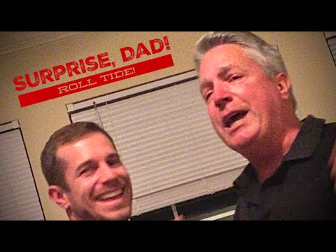 Dad gets emotional over surprise Christmas gift for Alabama 2015 Cotton Bowl
