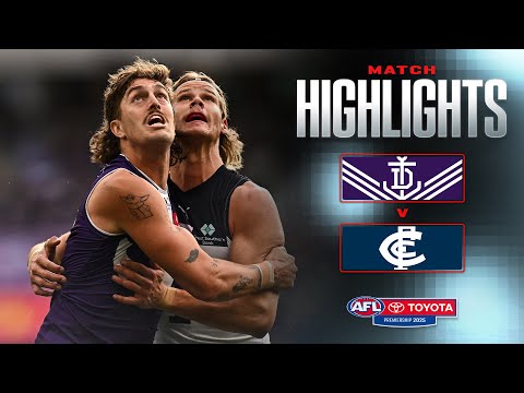Fremantle v Carlton Highlights | Round 21, 2025 | AFL