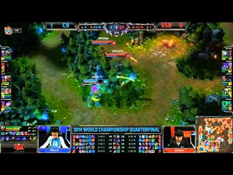 SSB Spirit & Dade catch Hai - SSB vs C9 Game 2 (S4 Worlds)