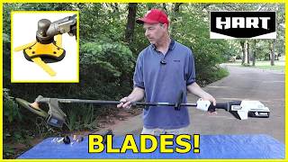 BLADES! Convert Hart 40V string trimmer to BLADES!!!